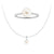 8mm Freshwater Cultured Pearl Pendant & Ring Set