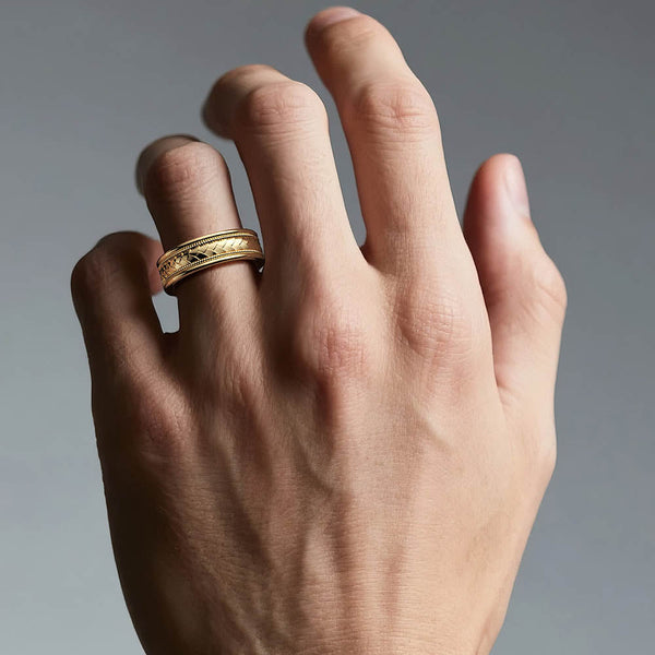 7mm Twisted Rope Men's Wedding Band