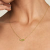 Couture Botanical Foliage Lab Grown Emerald Necklace
