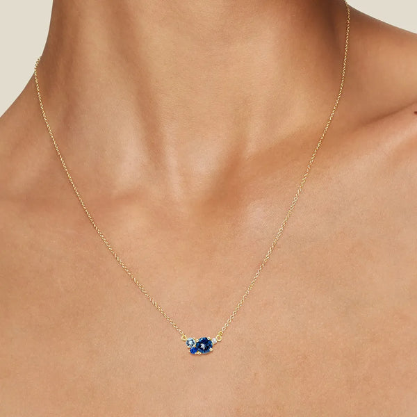 Ocean Breeze Cluster Necklace