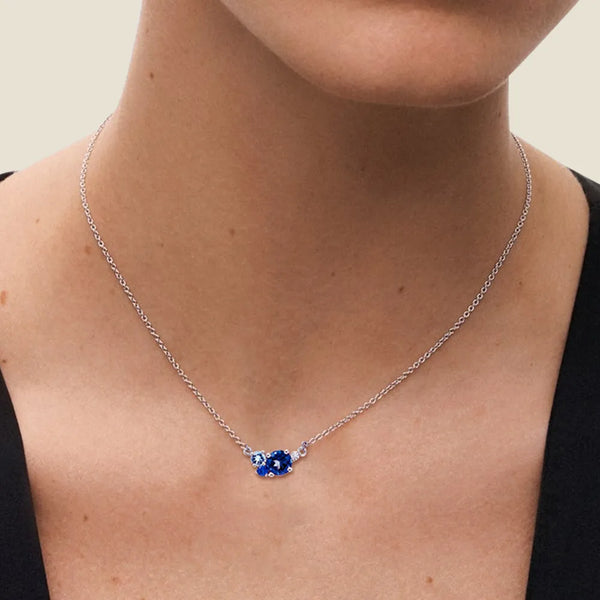 Ocean Breeze Cluster Necklace