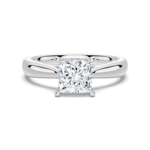 1.5 CT. Princess Cut Solitaire Engagement Ring