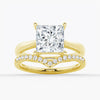 Classic Solitaire Princess Cut Engagement Ring