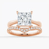 Classic Solitaire Princess Cut Engagement Ring