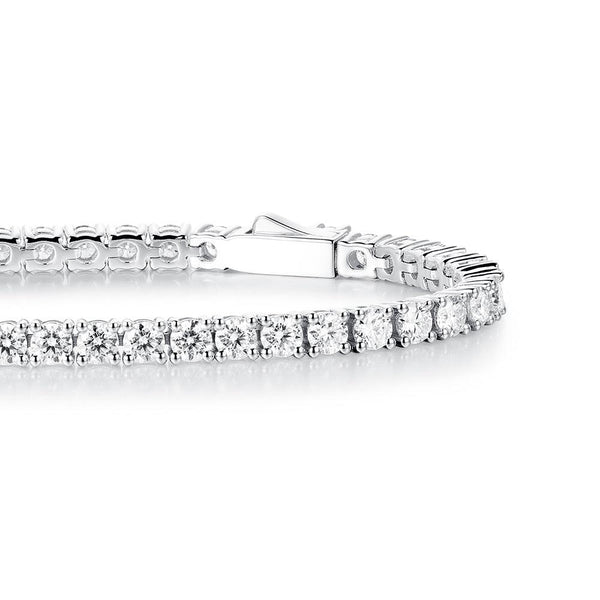 3.5 CT. Classic Round Shaped Moissanite Tennis Bracelet