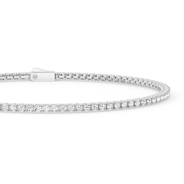 Floating U Prong 2.5mm Moissanite Tennis Bracelet