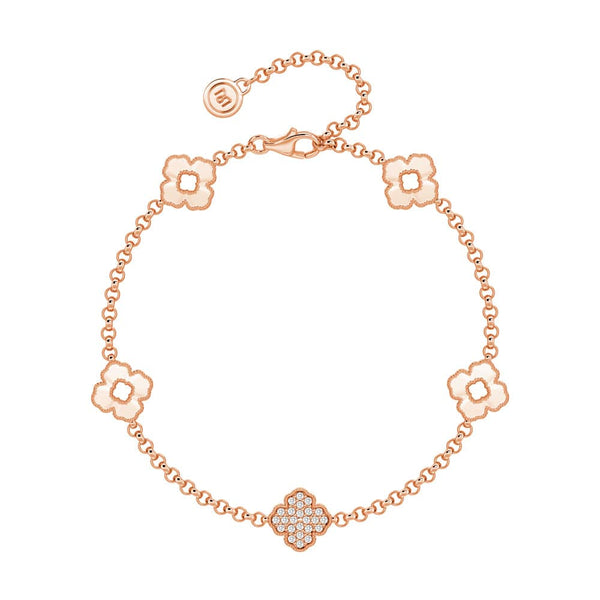 Clover Lucky Bloom Lab Grown Diamond Bracelet