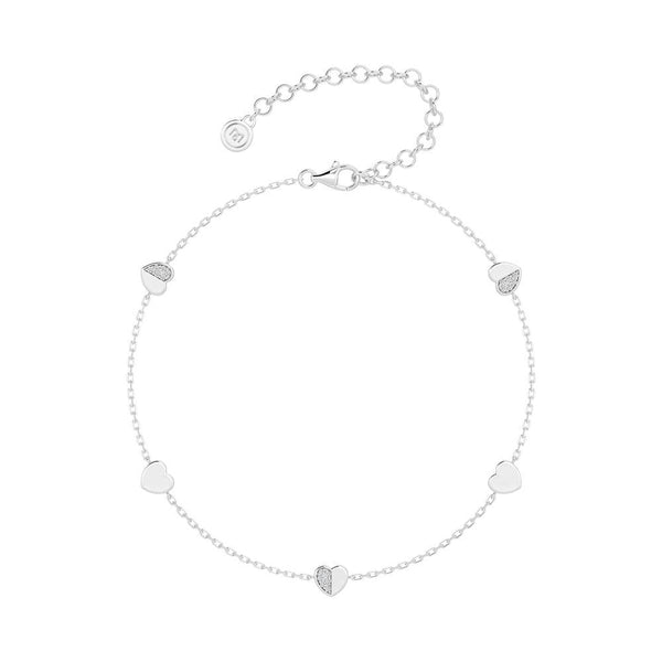 Heartfelt Bond Charm Bracelet