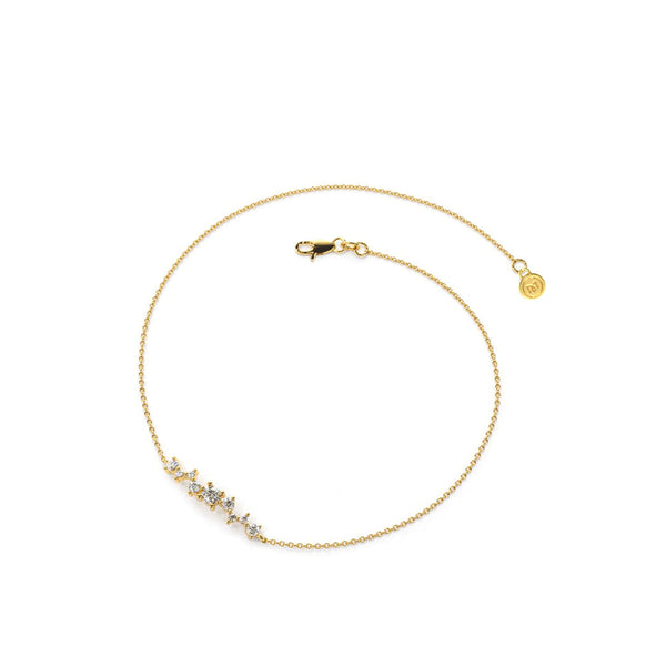 Starburst Cluster Moissanite Bracelet