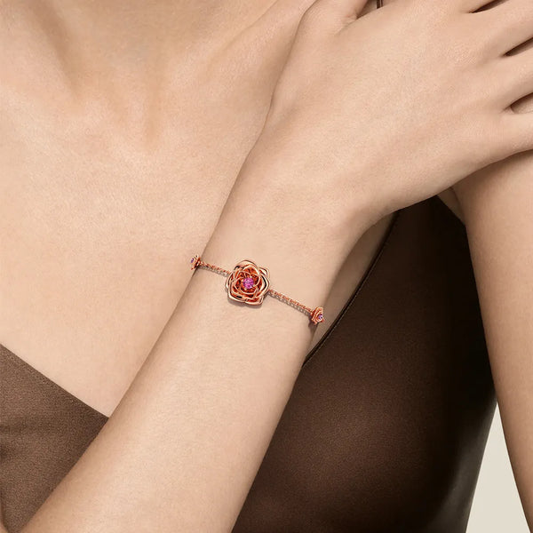 "Radiant Hope" Breast Cancer Awareness Bracelet