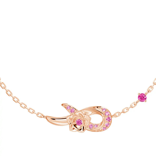 "Blossom Of Hope" Pink Ribbon Breast Cancer Awareness Bracelet