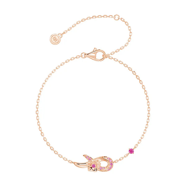 "Blossom Of Hope" Pink Ribbon Breast Cancer Awareness Bracelet