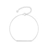 Linear Lab Grown Diamond Bar Bracelet