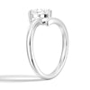 Refined Classic Heart Shaped Lab Grown Diamond Promise Ring