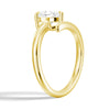 Refined Classic Heart Shaped Lab Grown Diamond Promise Ring