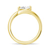 Refined Classic Pear Shaped Lab Grown Diamond Promise Ring