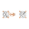 1 CT. Cushion Cut Moissanite Earring Studs