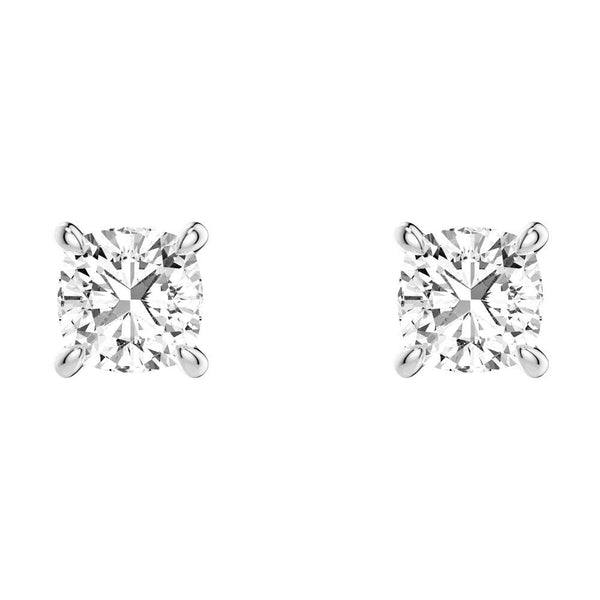 1 CT. Cushion Cut Moissanite Earring Studs