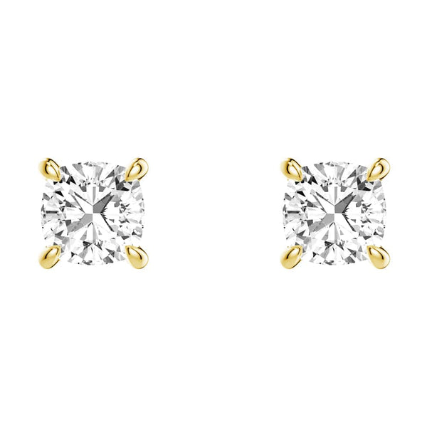 1 CT. Cushion Cut Moissanite Earring Studs