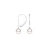 8mm Freshwater Cultured Pearl Leverback Earrings