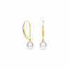 8mm Freshwater Cultured Pearl Leverback Earrings