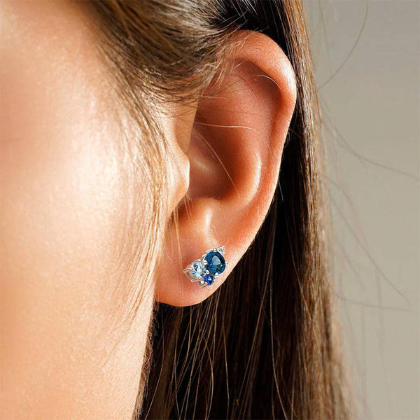 Ocean Breeze Cluster Earrings