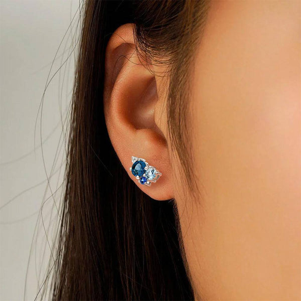 Ocean Breeze Cluster Earrings