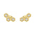 Honeycomb Hexagon Cluster Stud Earrings with Lab Grown Diamonds