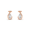Liquid Curve Teardrop Lab Grown Diamond Studs