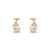 Liquid Curve Teardrop Lab Grown Diamond Studs