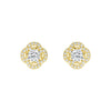 Radiating Sunburst Moissanite Necklace And Stud Earrings Set