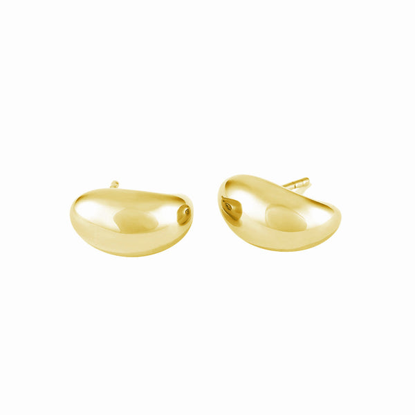 Sculptural Curved Stud Earrings
