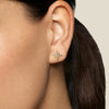 Starburst Moissanite Stud Earrings