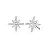 Starburst Moissanite Stud Earrings