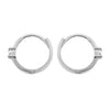 Moissanite Huggie Hoop Earrings