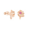 "Rose of Resilience" Breast Cancer Awareness Stud Earrings