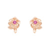 "Rose of Resilience" Breast Cancer Awareness Stud Earrings