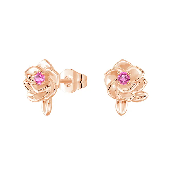 "Rose of Resilience" Breast Cancer Awareness Stud Earrings