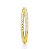Modern Edge Twisted Rope Crisscross Diamond Ring