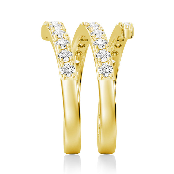 Triple Band Lab Grown Diamond Ring