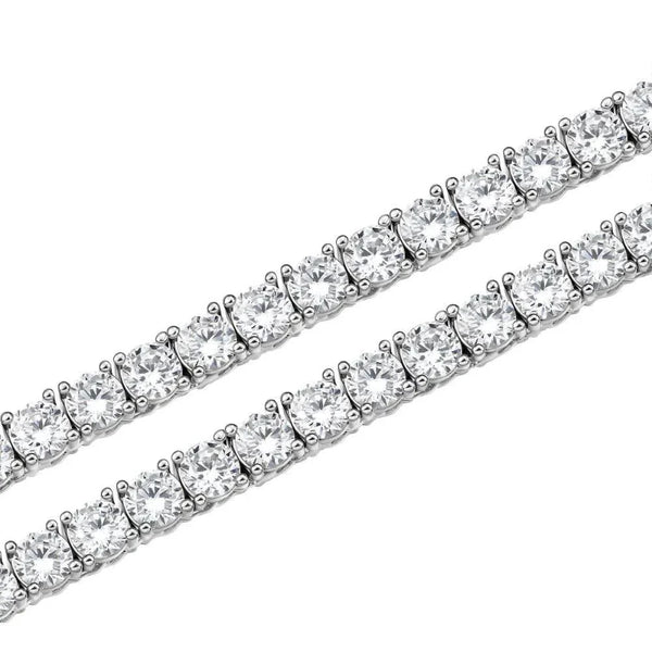 3mm Iced Moissanite Tennis Chain