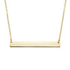 Bar Necklace with Engraving