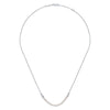 4mm Freshwater Cultured Pearl String Bar Necklace