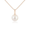 8mm Classic Freshwater Cultured Pearl Solitaire Pendant