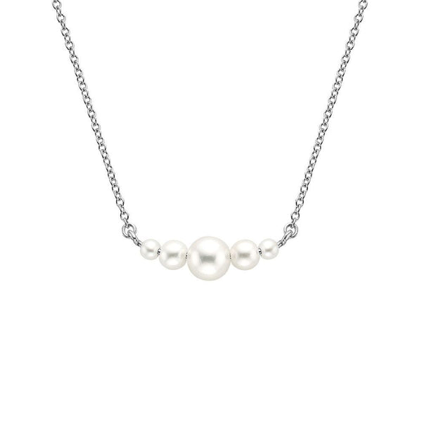 Graduated Five Freshwater Cultured Pearls Necklace