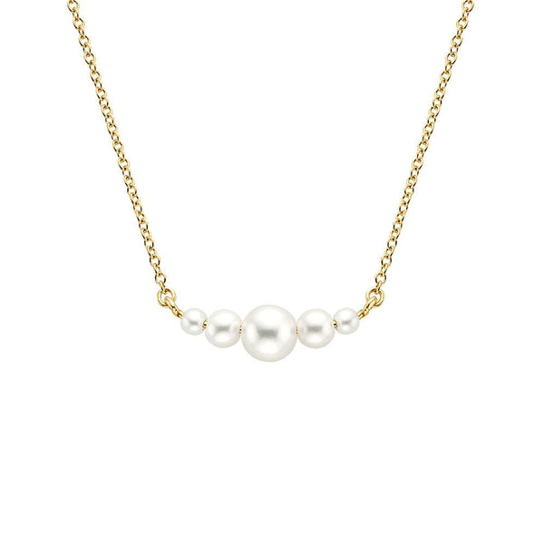 Graduated Five Freshwater Cultured Pearls Necklace