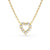 Pavé Lab Grown Diamond Mini Heart Necklace