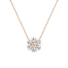 Classic Cluster Flower Moissanite Necklace
