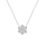 Classic Cluster Flower Moissanite Necklace