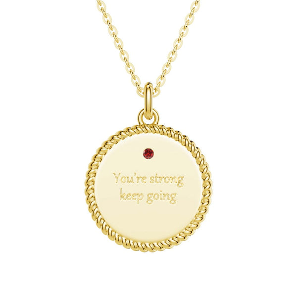 Cancer Constellation Lab Grown Diamond Birthstone Pendant Necklace